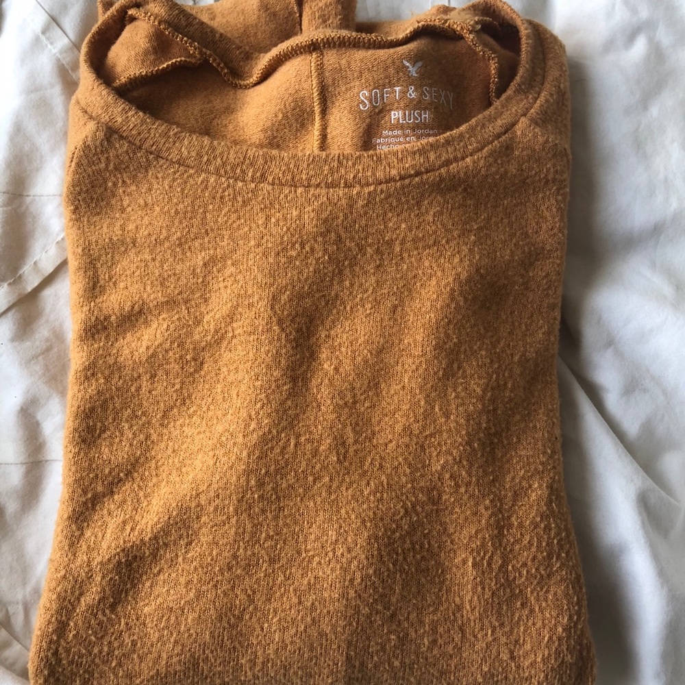 Super Soft Mustard Yellow Long Sleeve Tee